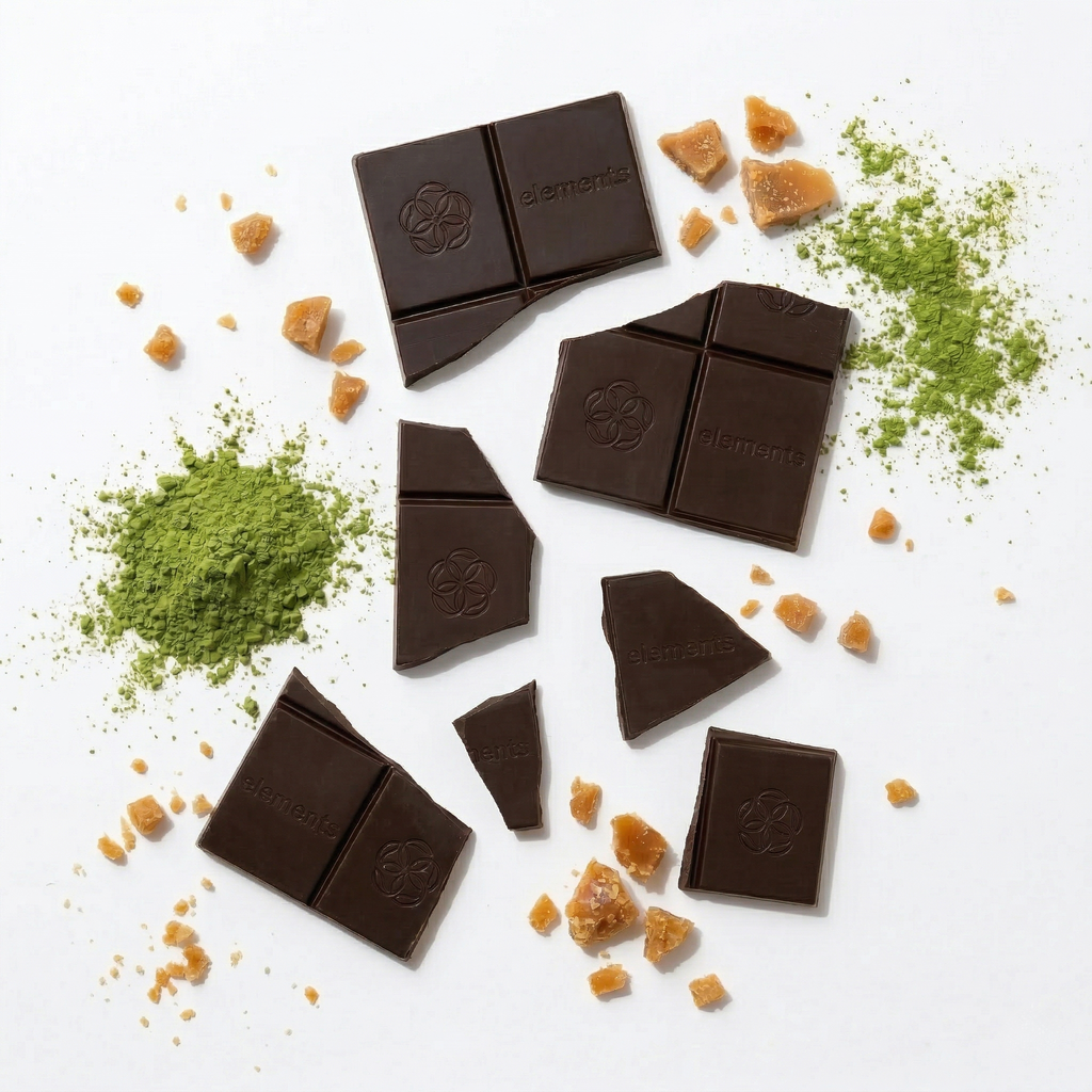 Elements - Maple Toffee Dark Chocolate Bar | Vegan Organic 1.8oz