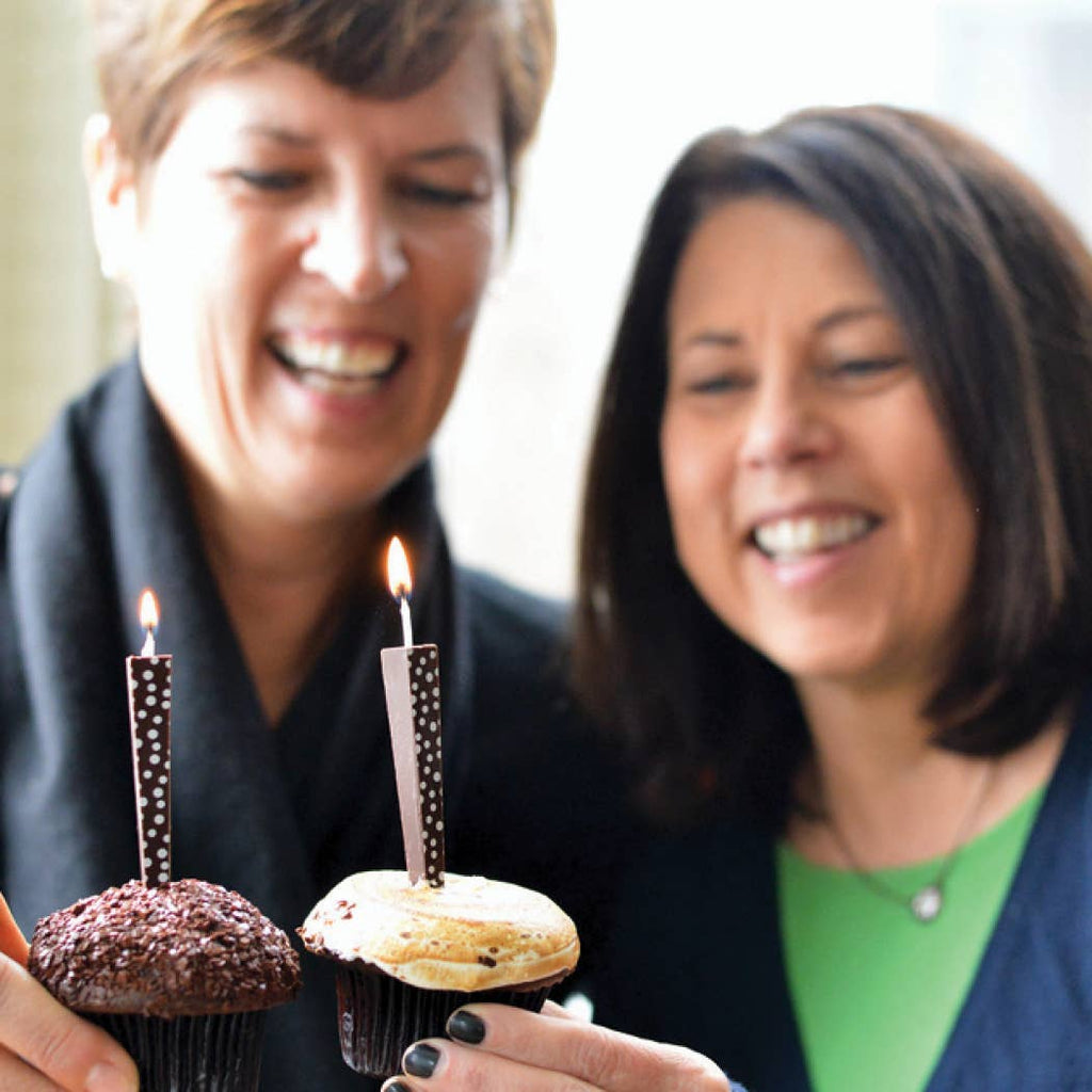 Let Them Eat Candles - Single Milk Chocolate Circle Swirls