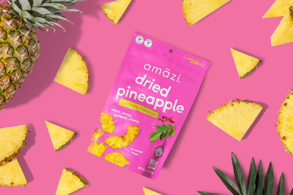 Amazi - Dried Pineapple - Moringa Hibiscus