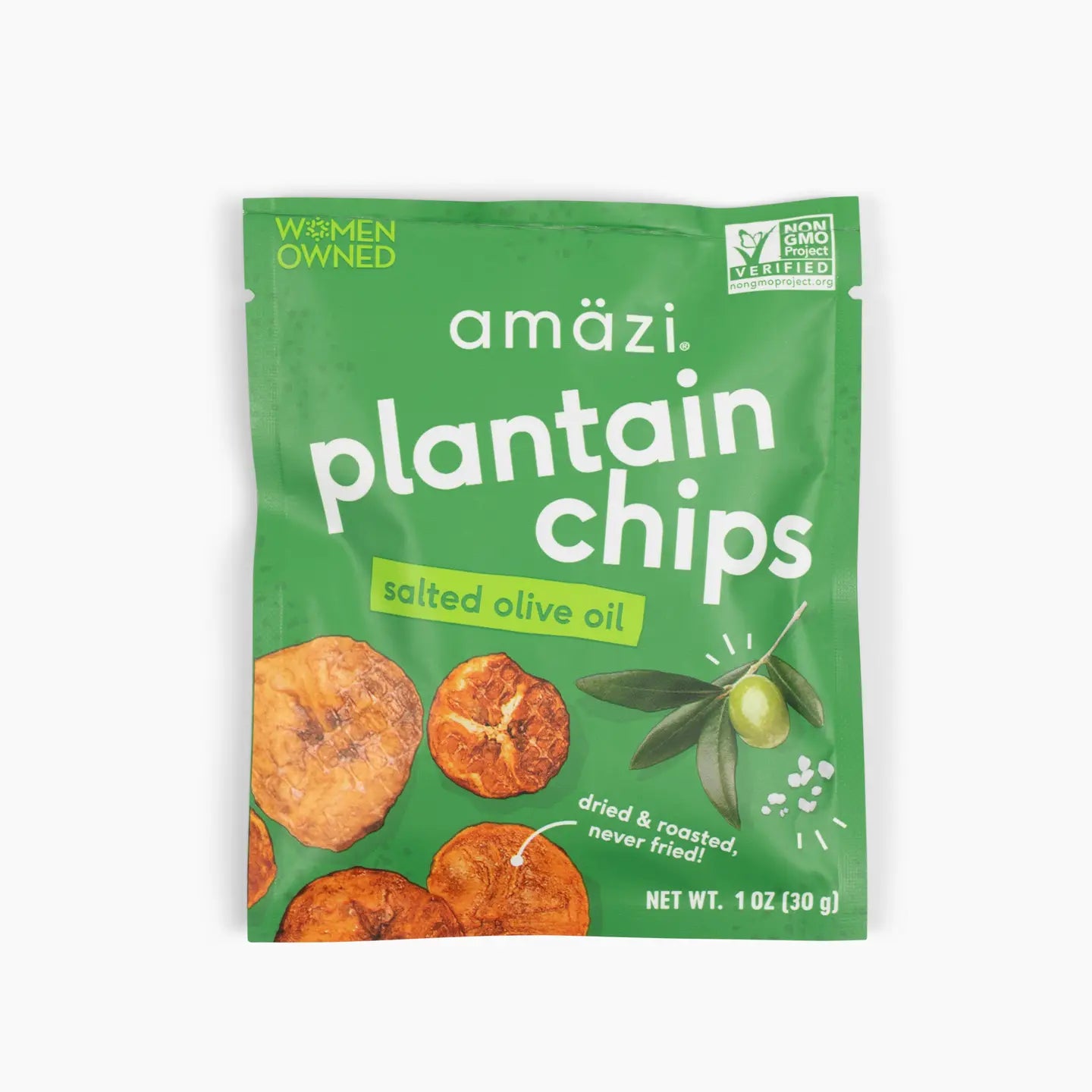 Amazi - Dried Plantain Chips - Salted Olive Oil