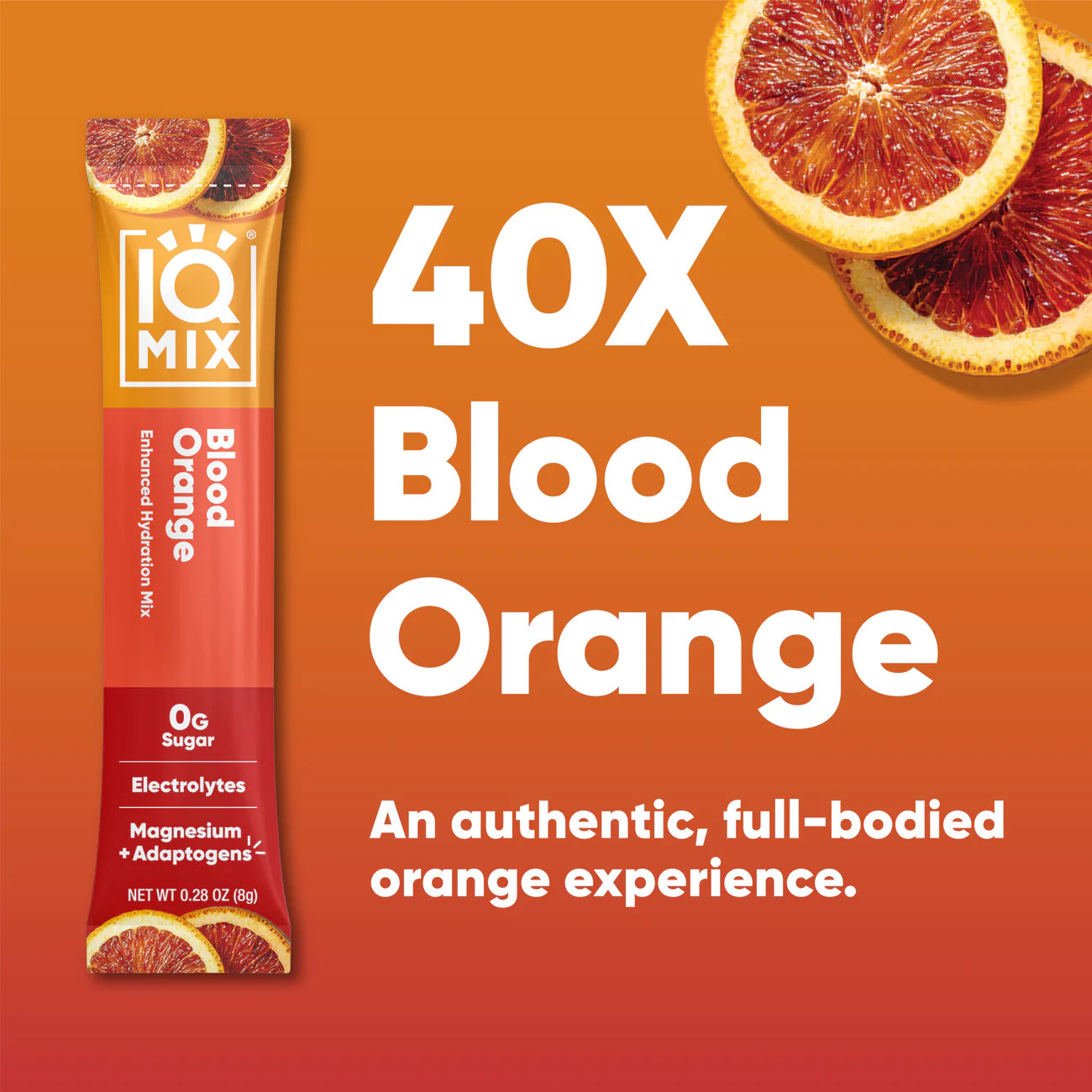 IQ Mix - Enhanced Hydration Mix - Blood Orange