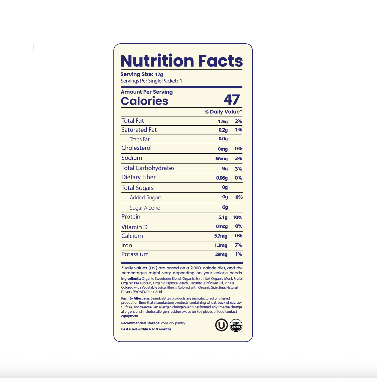 SprinkleBites™ Berry Protein Sprinkles