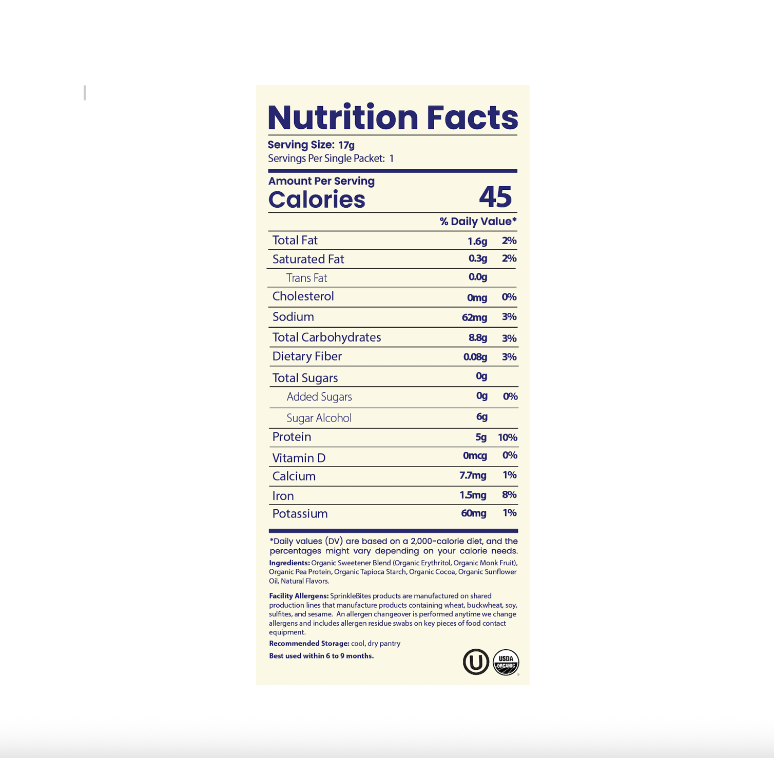 SprinkleBites™ Cacao Protein