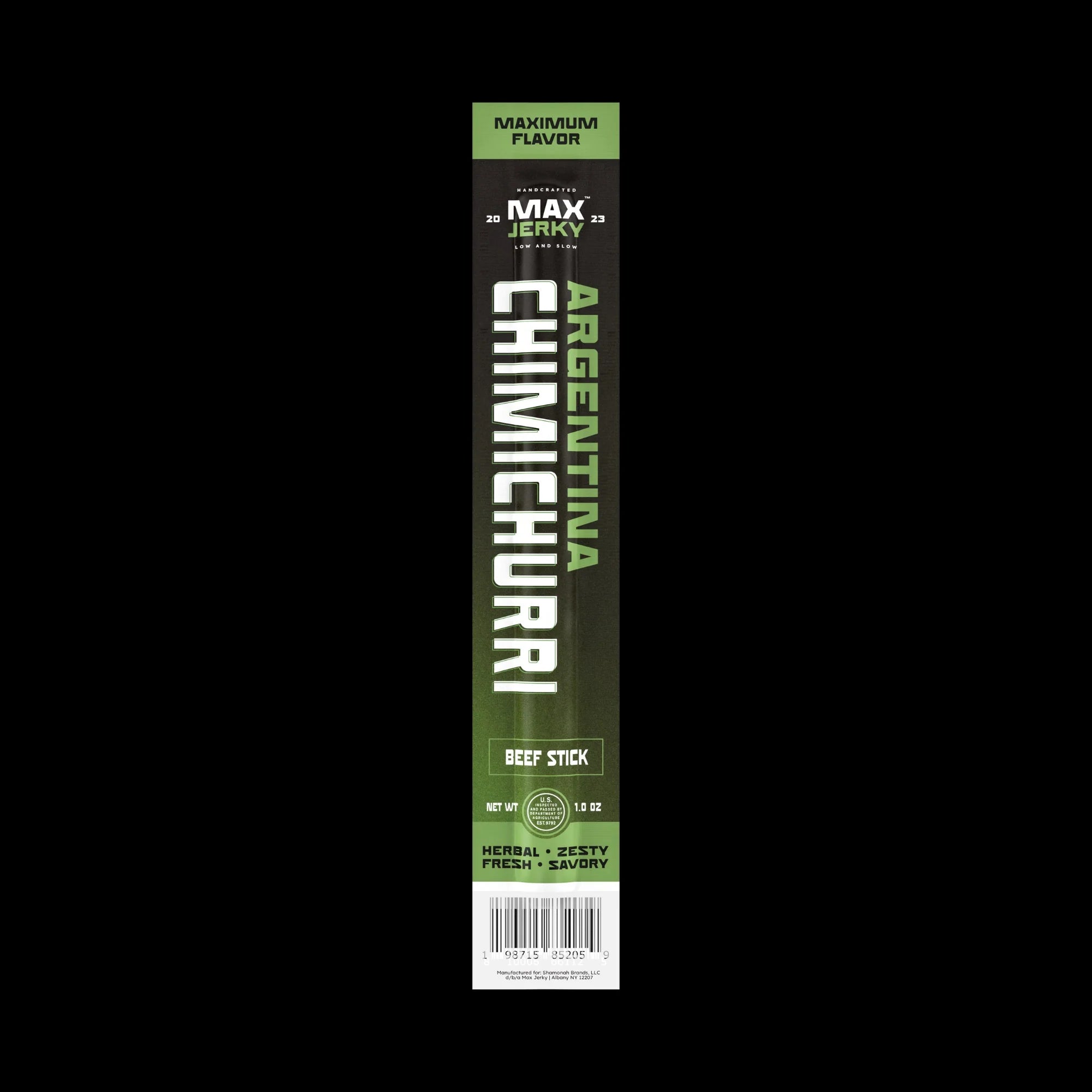Max Jerky Argentina Chimichurri Beef Stick 1oz.