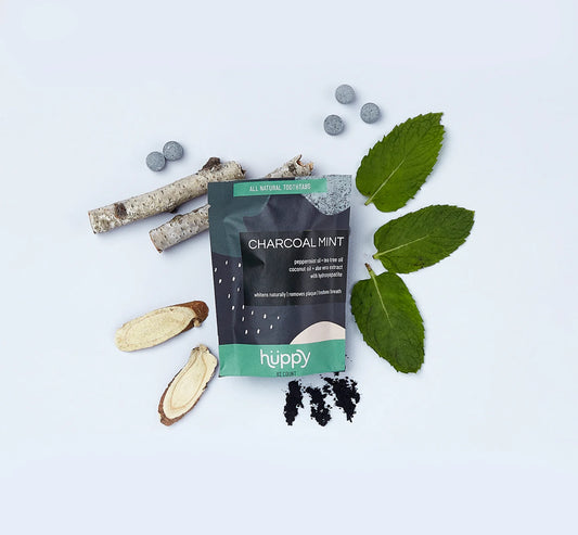 Hüppy - Toothpaste Tablets - Charcoal Mint