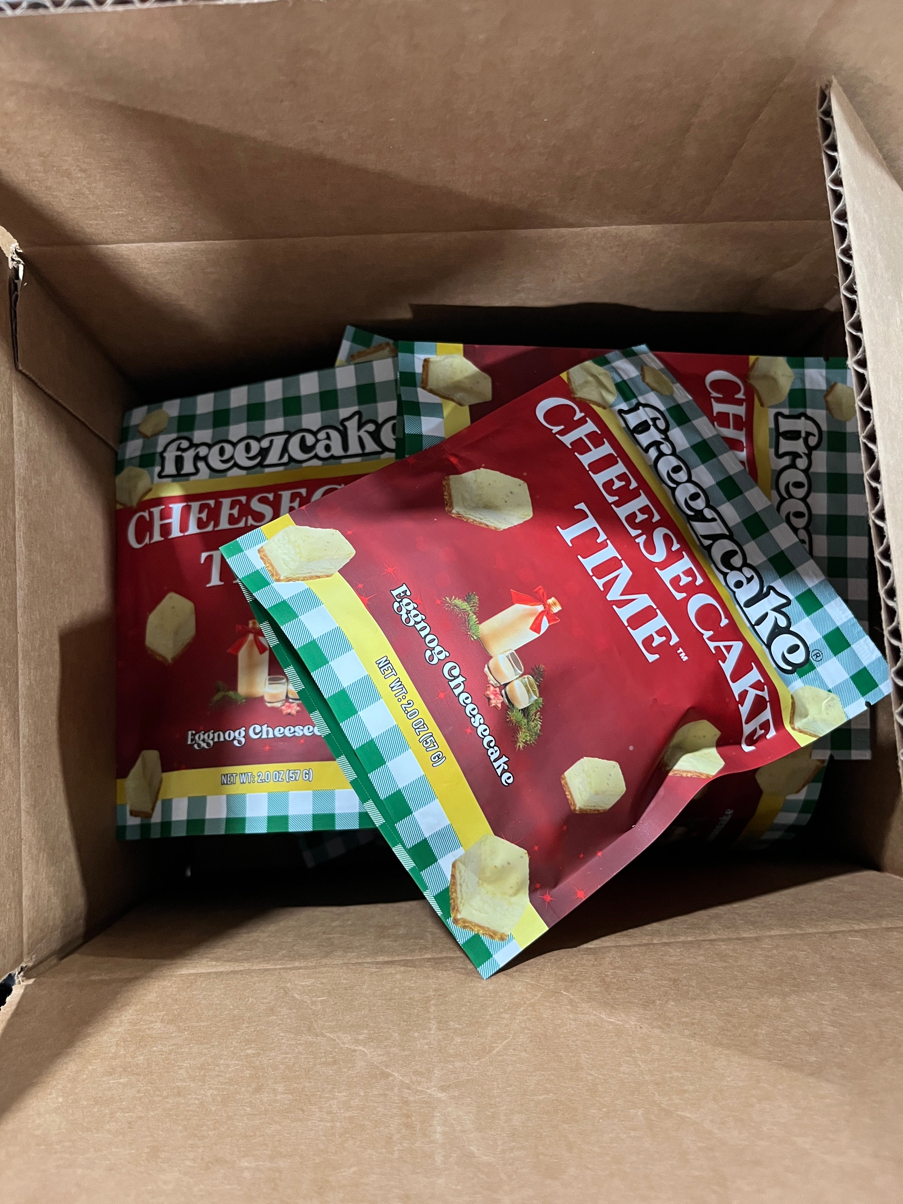 Freezcake Freeze-dried Cheescake - Eggnog Cheescake