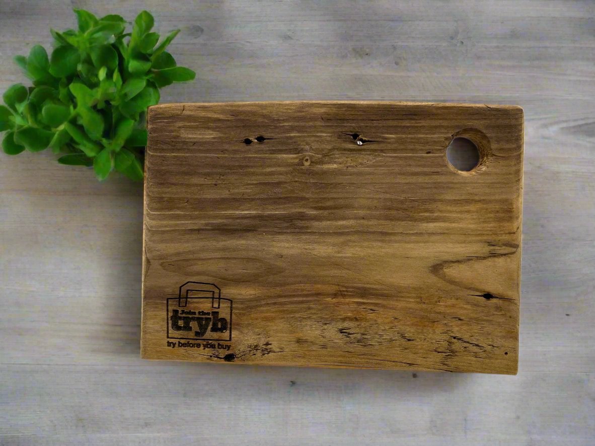 Join The Tryb - Cutting Board made from reclaimed lumber