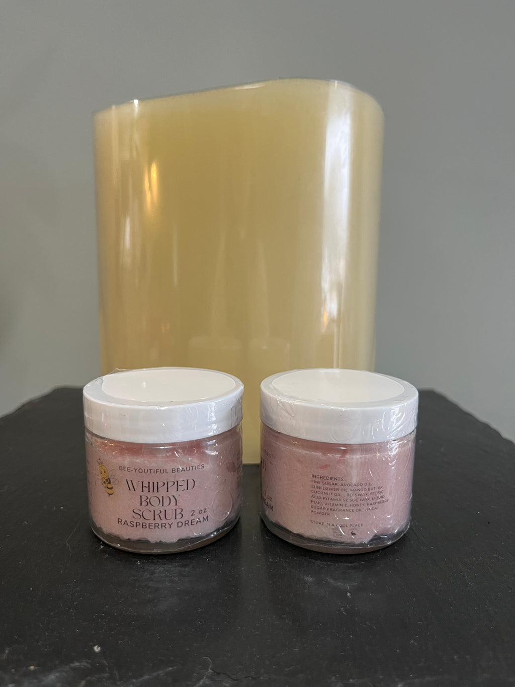 Bee-Youtiful Beauties - Raspberry Dream Whipped Body Scrub 2oz.