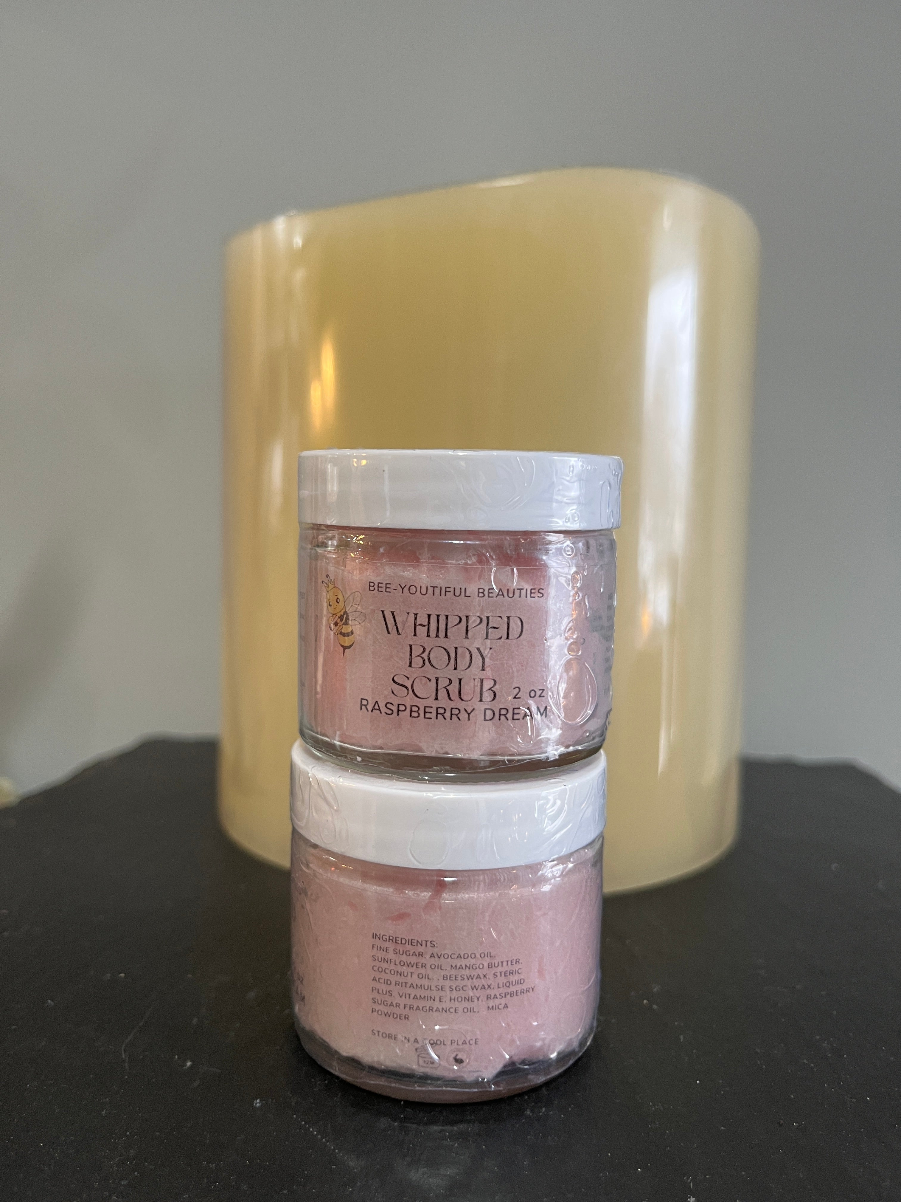 Bee-Youtiful Beauties - Raspberry Dream Whipped Body Scrub 2oz.