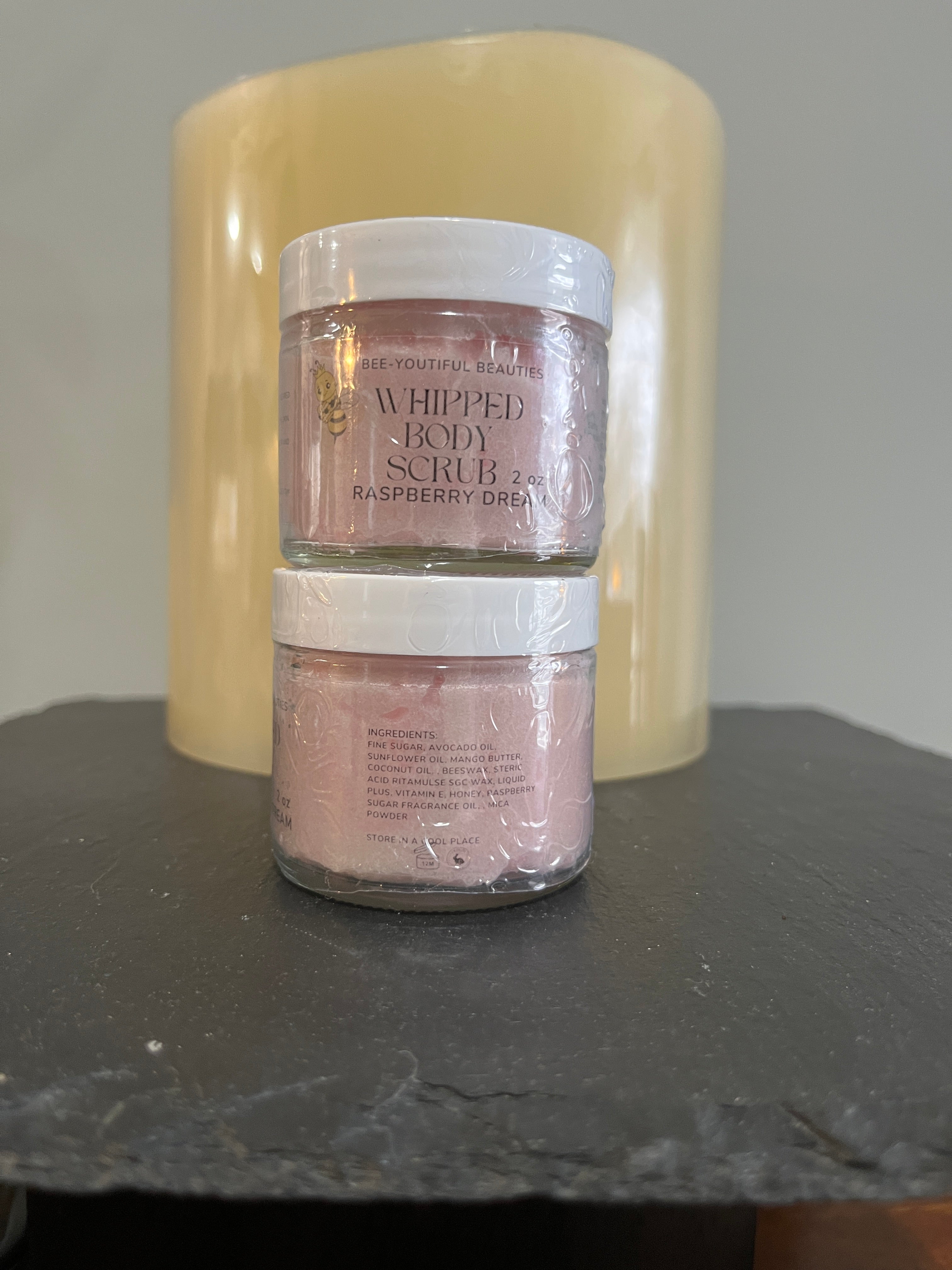 Bee-Youtiful Beauties - Raspberry Dream Whipped Body Scrub 2oz.