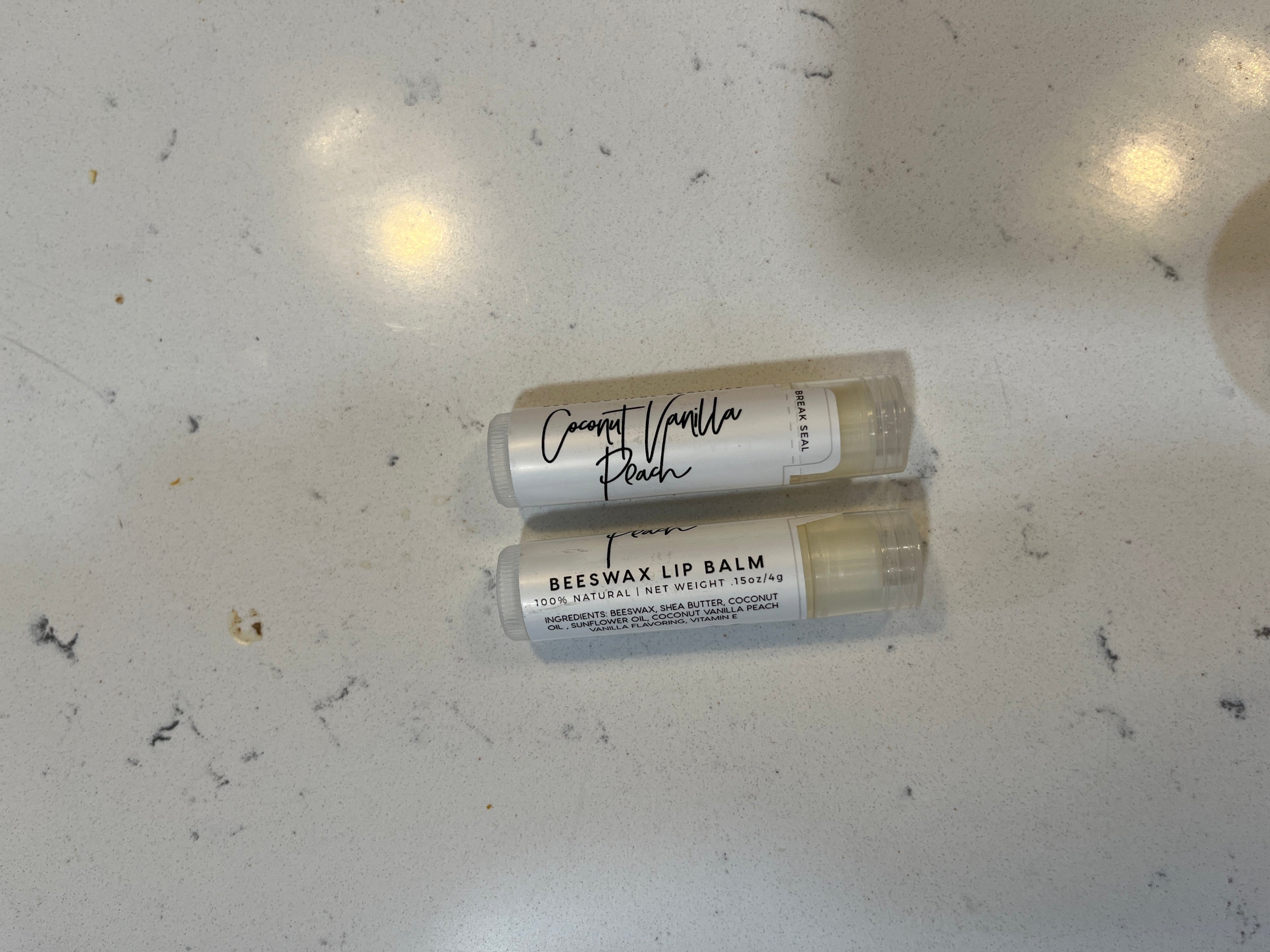 Bee-Youtiful Beauties - Creamy Lip Balm - Coconut Vanilla Peach