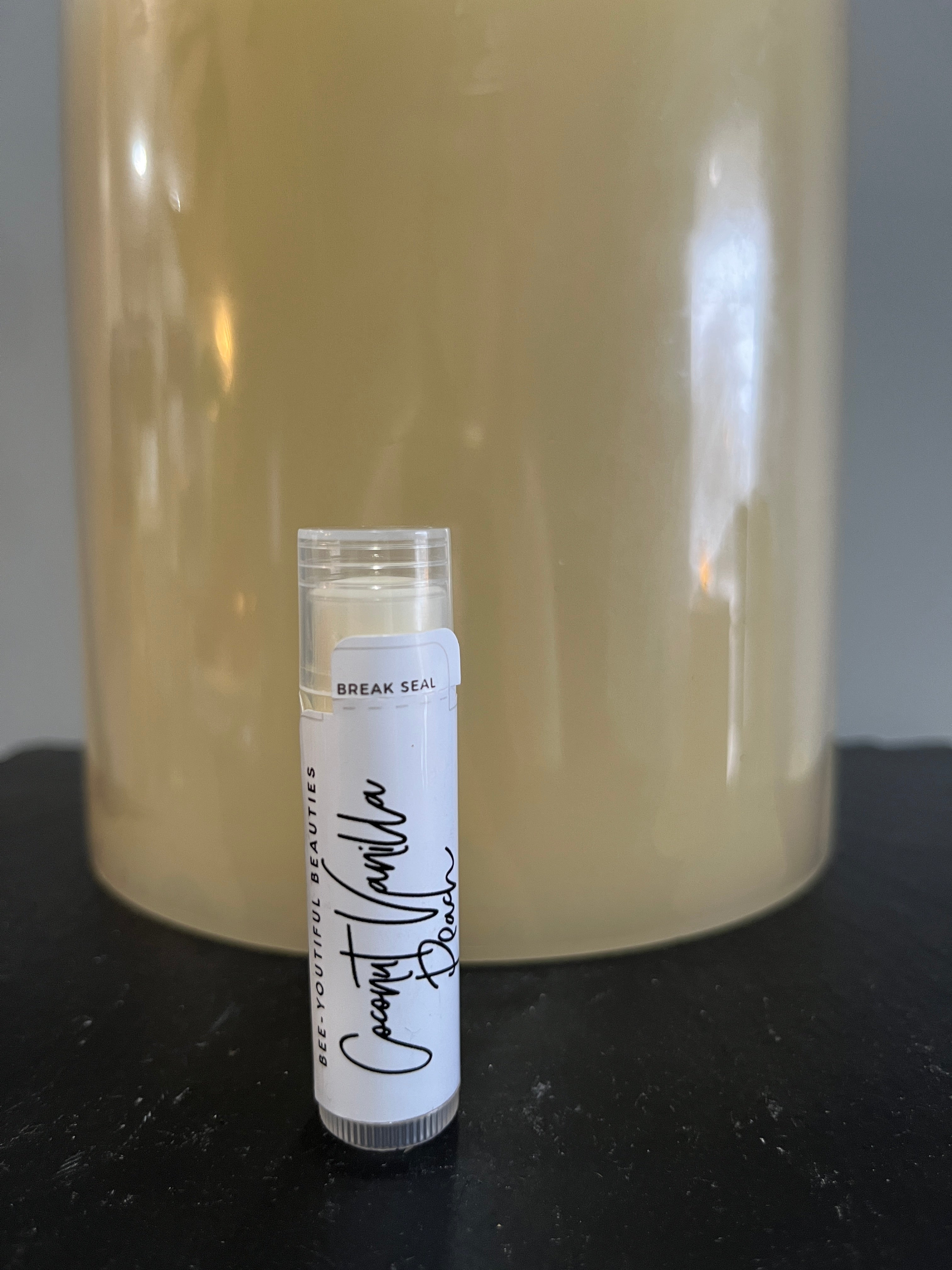 Bee-Youtiful Beauties - Creamy Lip Balm - Coconut Vanilla Peach