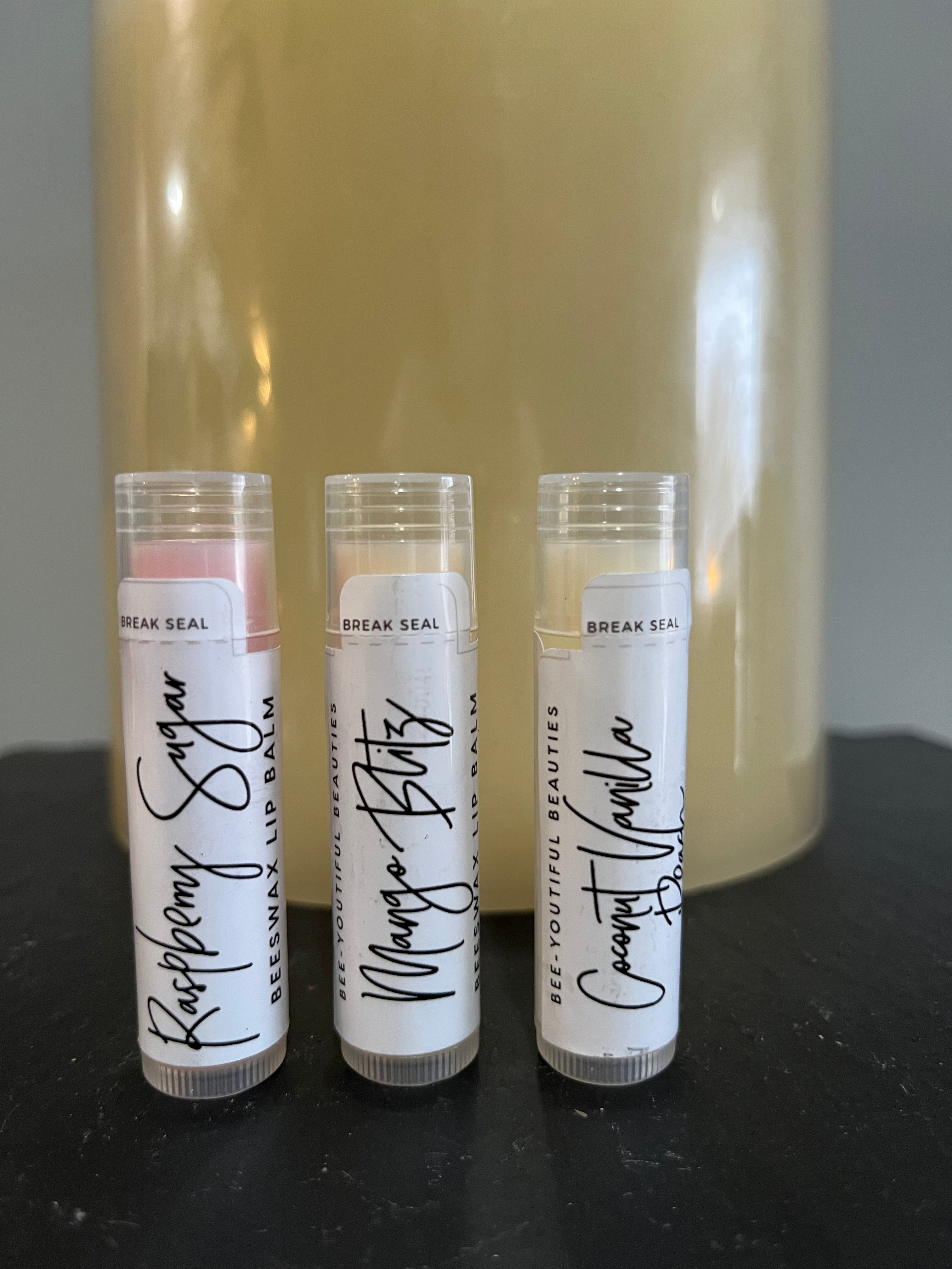 Bee-Youtiful Beauties - Creamy Lip Balm - Coconut Vanilla Peach