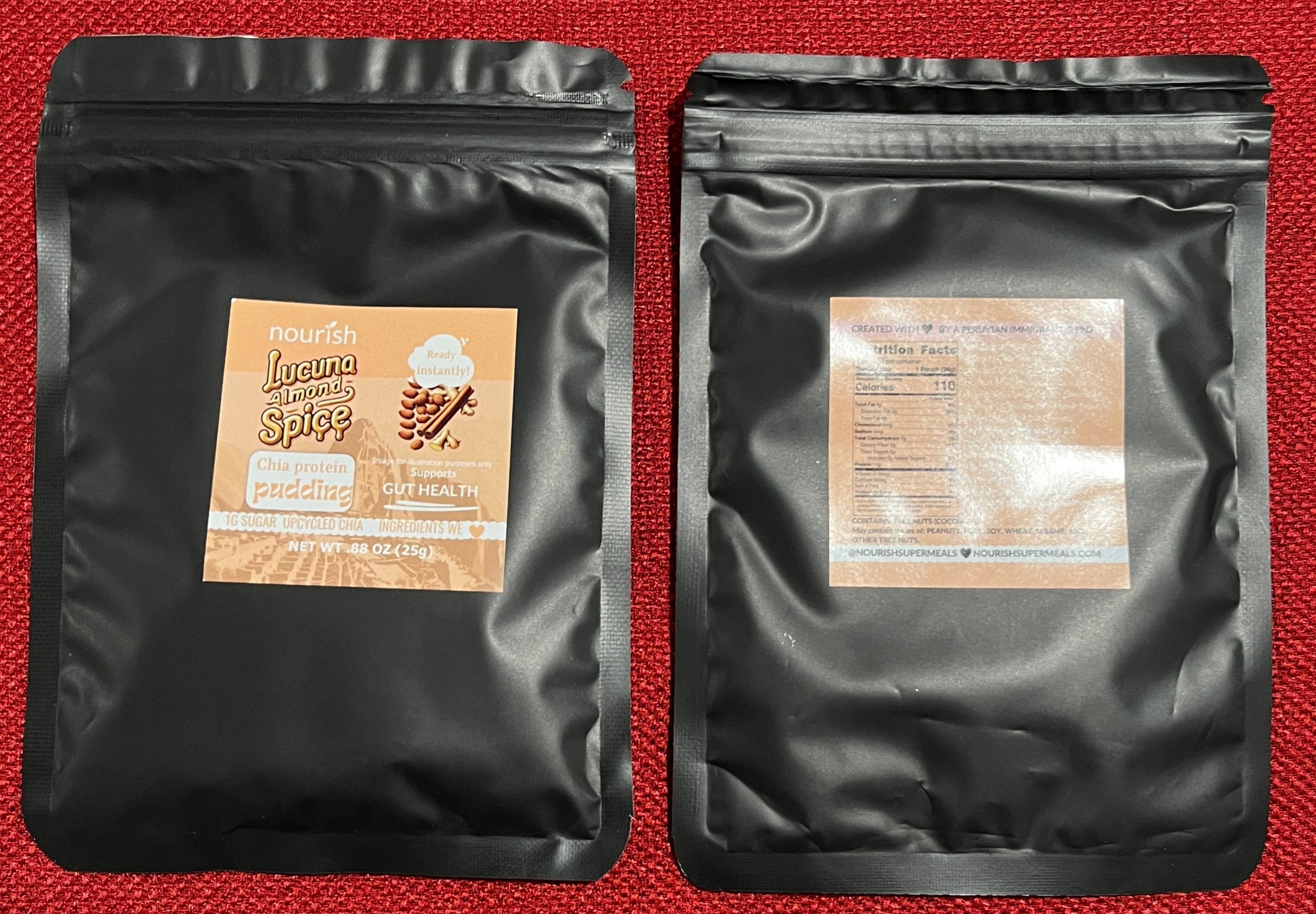 Nourish - Instant Chia Pudding - Lucuma Almond Spice