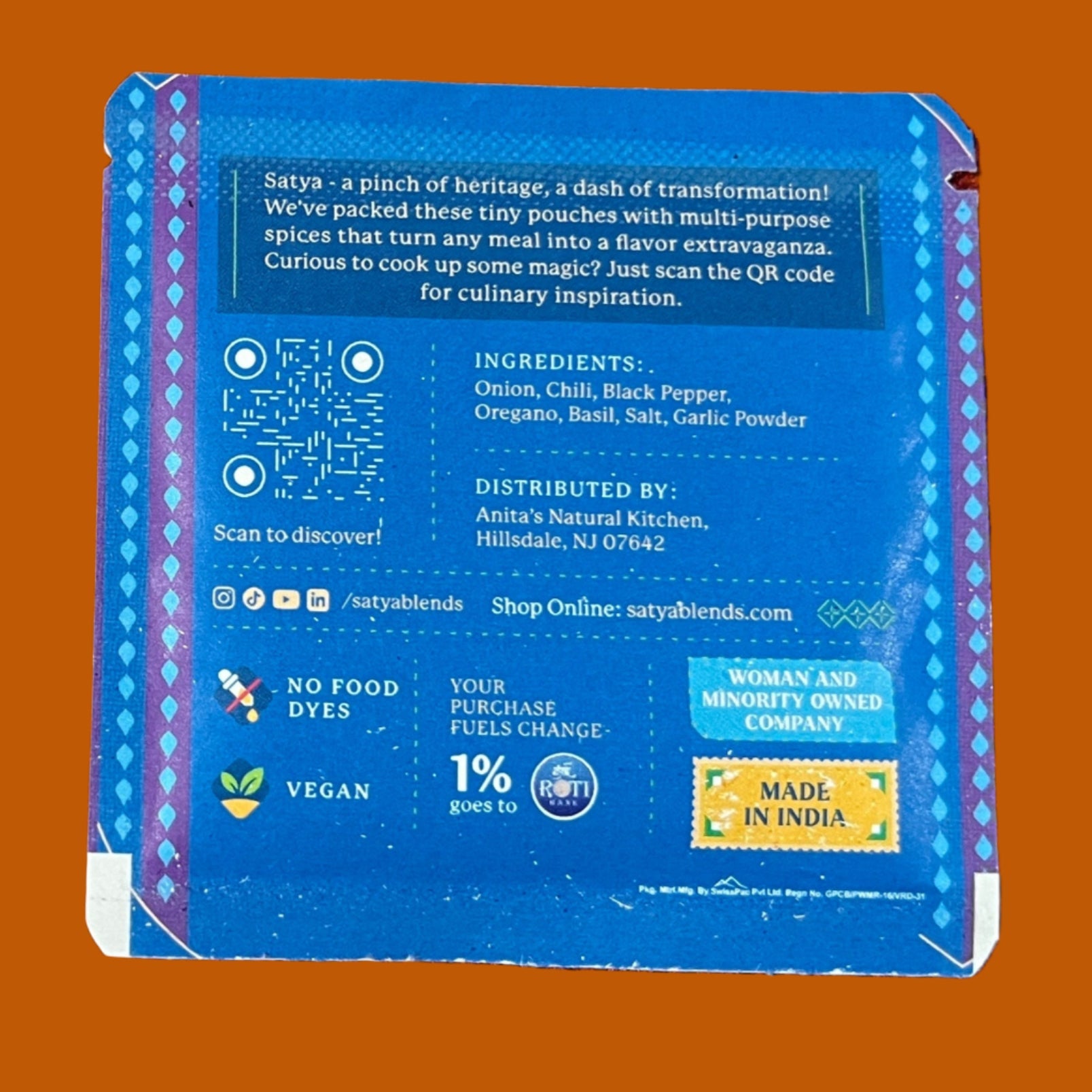 Satya - Pizza Masti - Indian Spice Blend