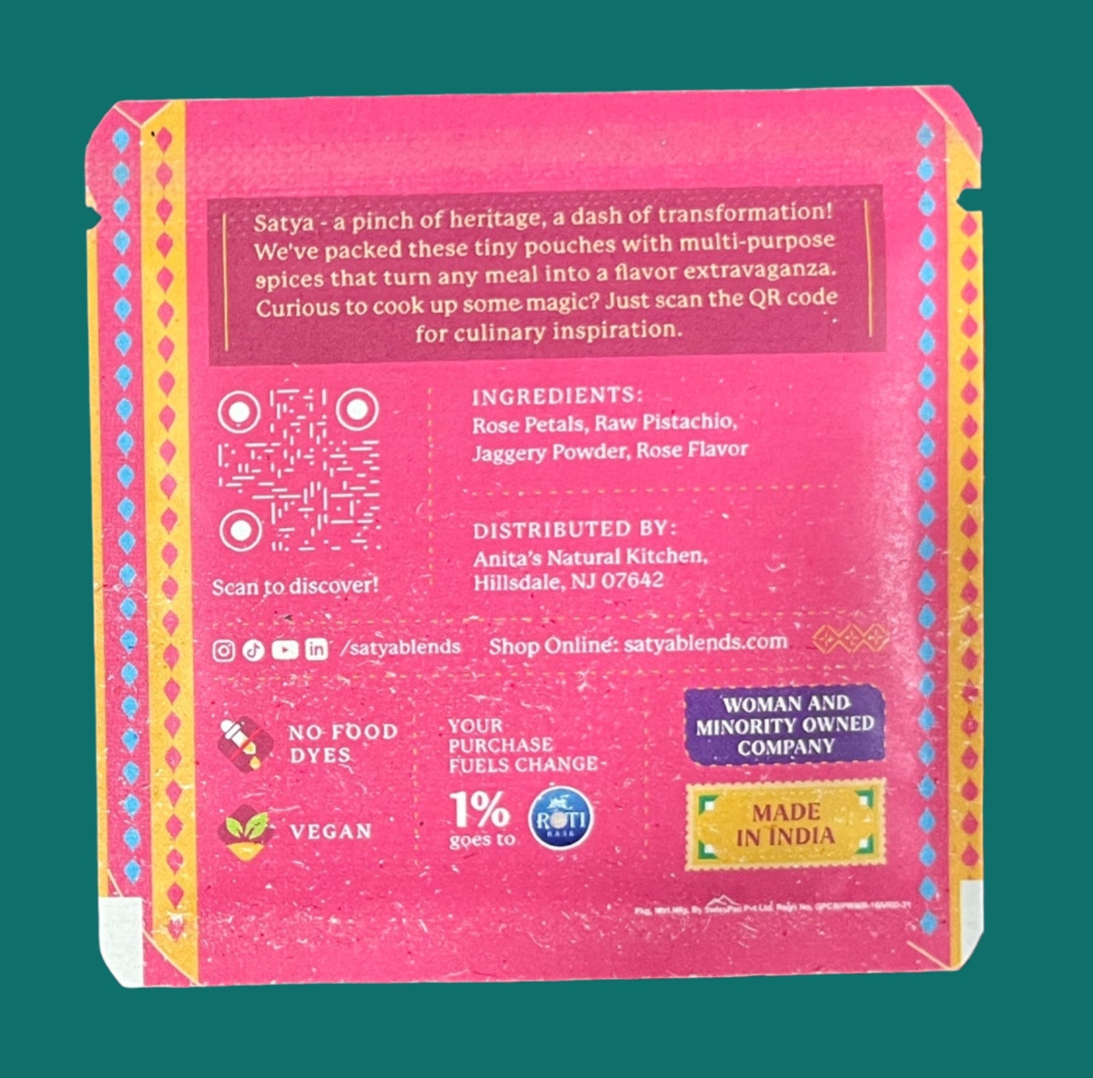 Satya - Meethi Rose - Indian Spice Blend