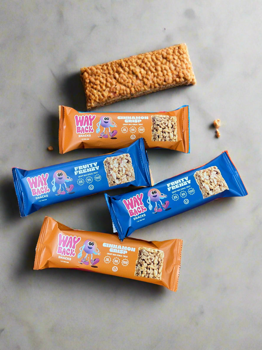 Wayback Snacks - Fruity Frenzy Crispy Rice Cereal Treat
