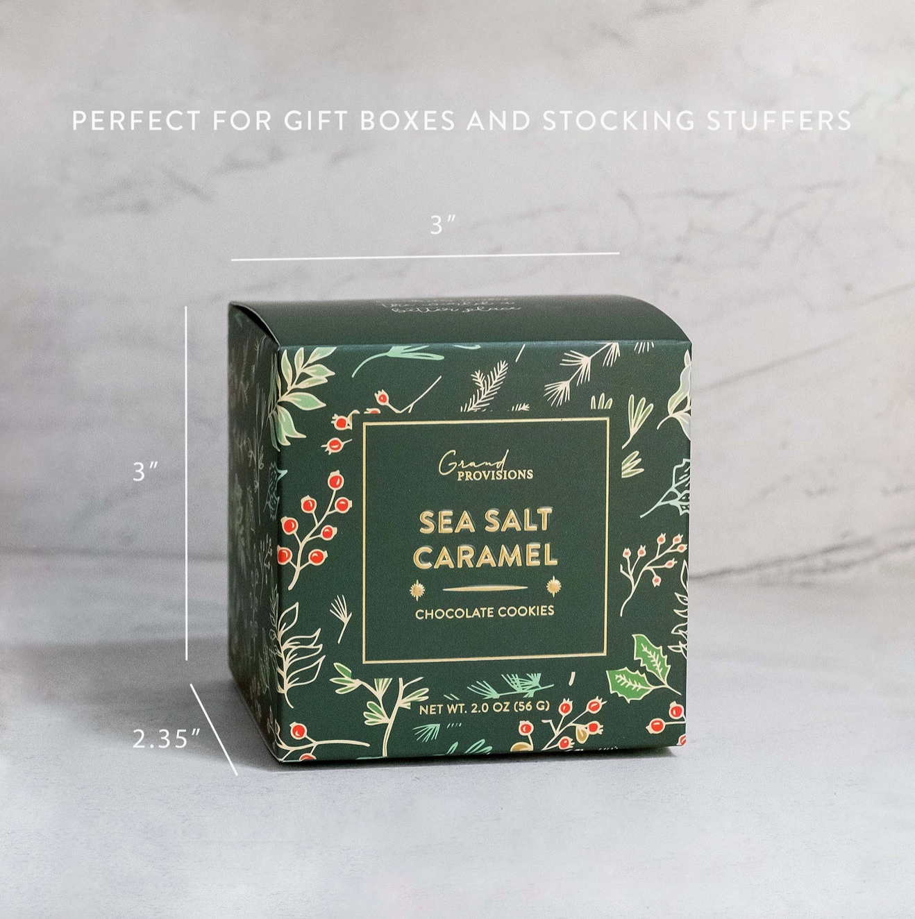 Grand Provisions - Holiday Sea Salt Caramel Cocoa Cookies (2 oz)