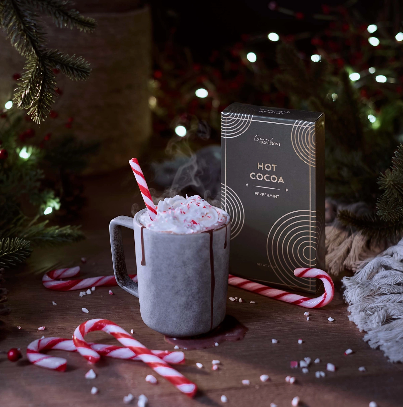 Grand Provisions - Holiday Hot Chocolate - Peppermint (2.5 oz)