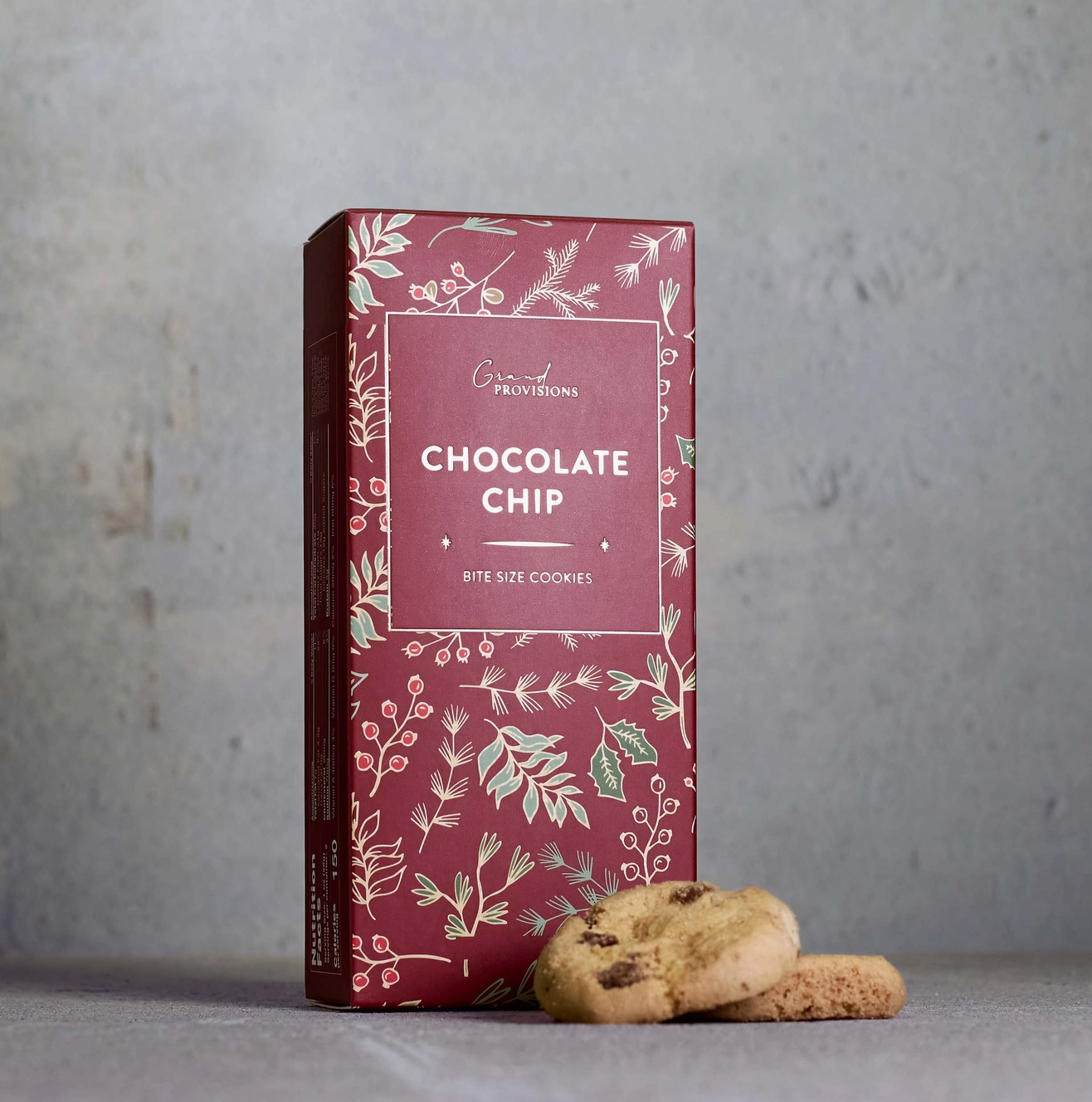 Grand Provisions - Holiday Chocolate Chip Cookies (2 oz)