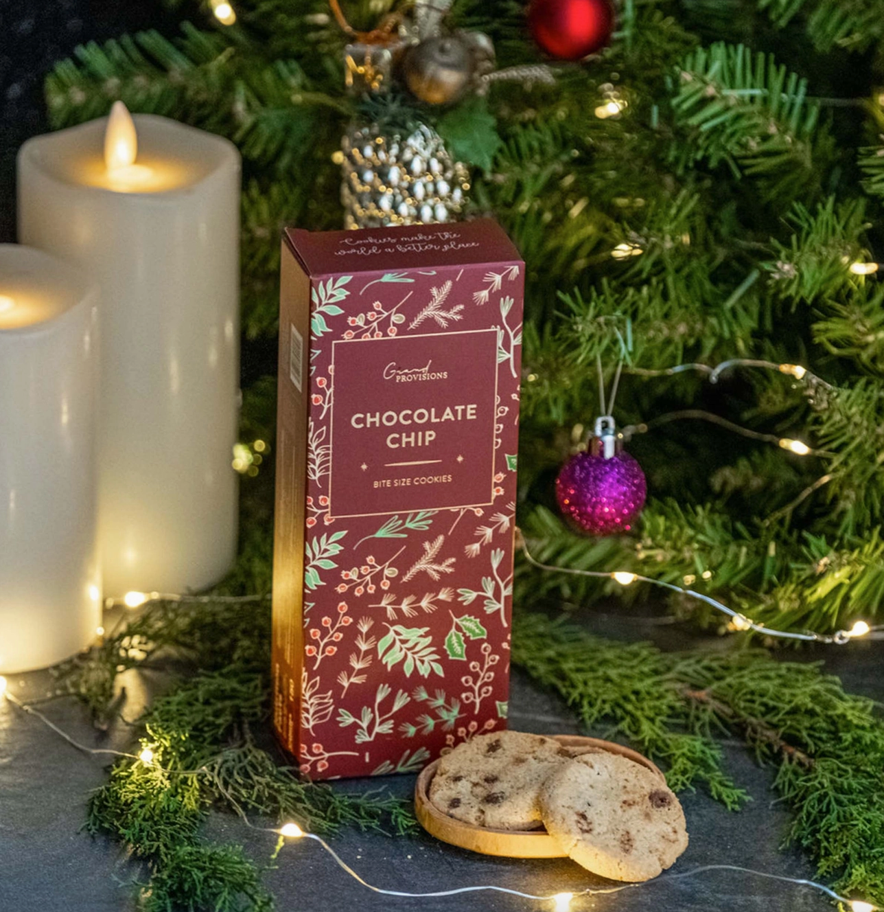 Grand Provisions - Holiday Chocolate Chip Cookies (2 oz)