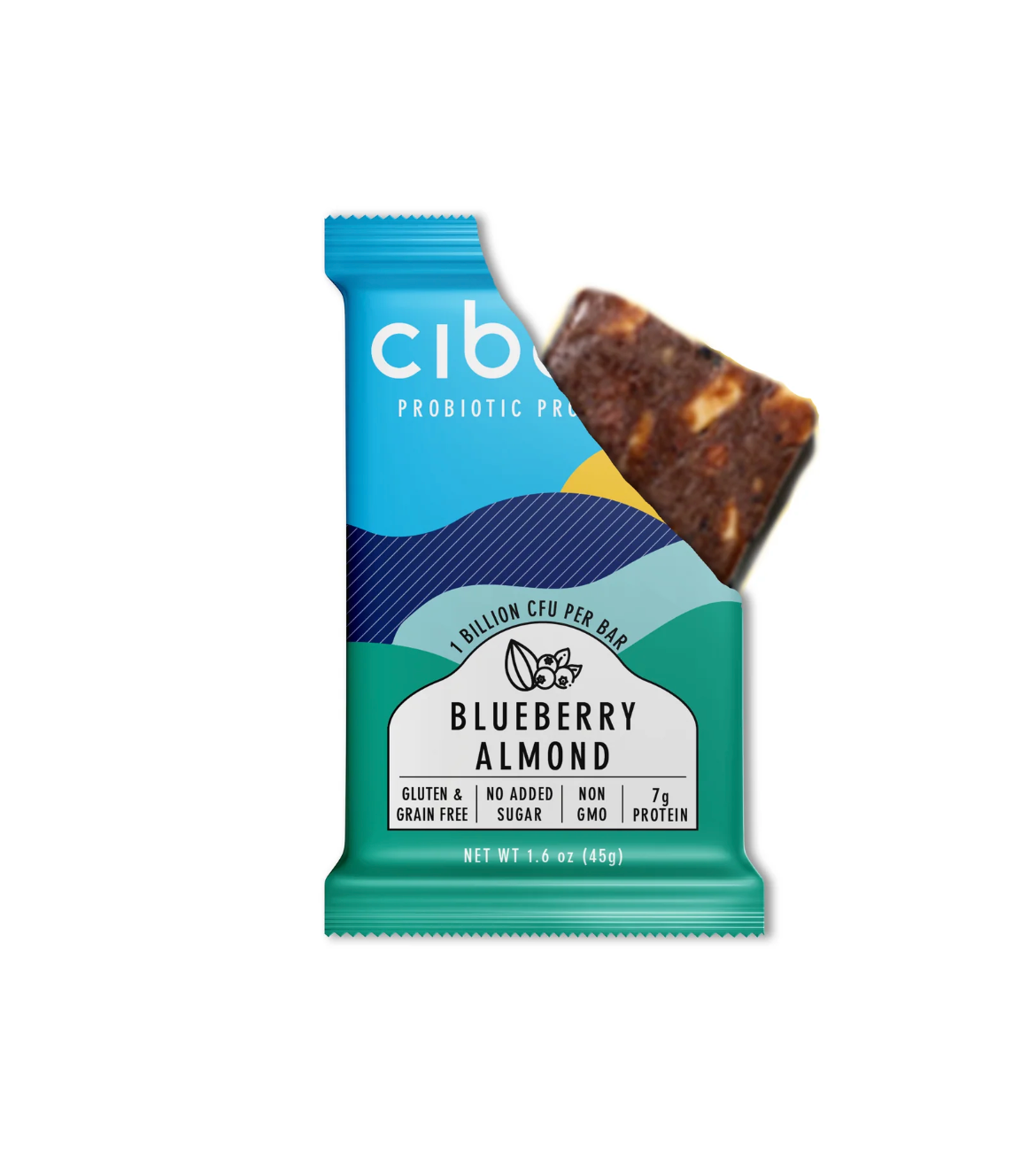 Cibare Foods - Blueberry Almond Probiotic Protein Bar