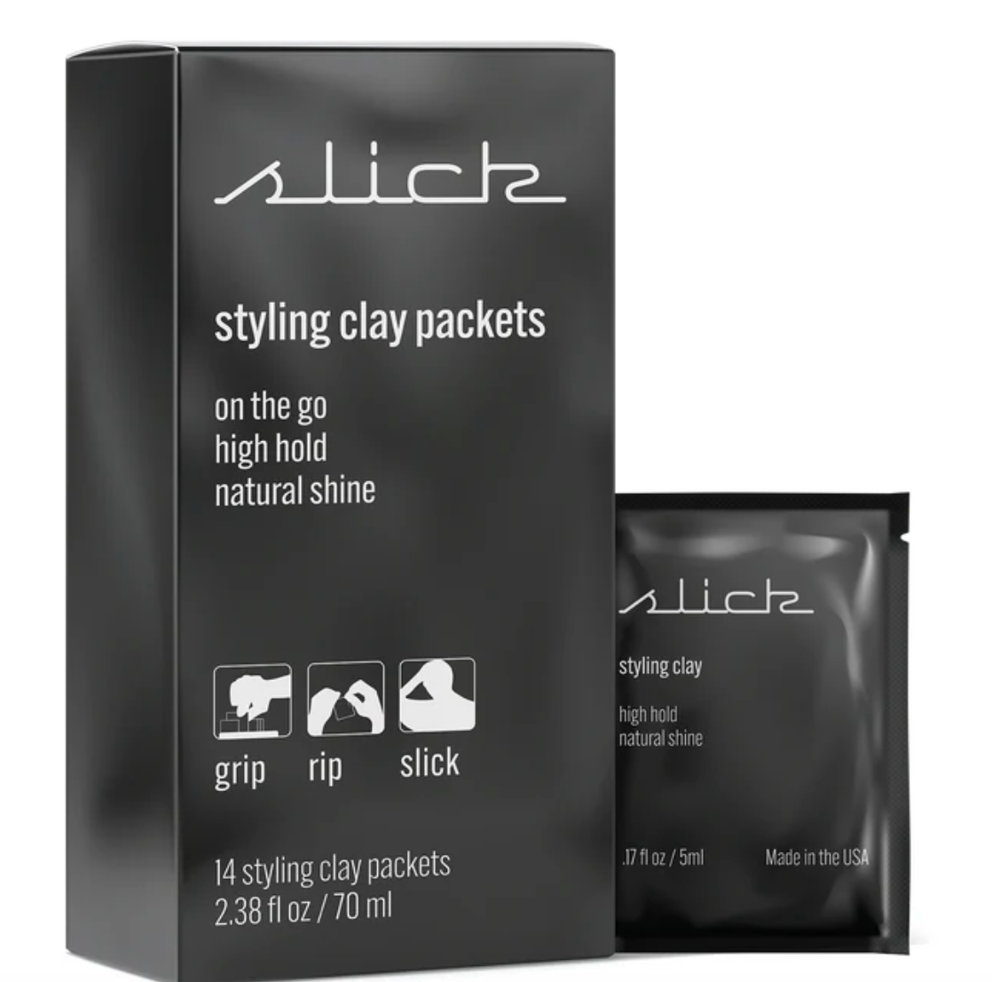 Slick water-based Pomade Packet .14oz