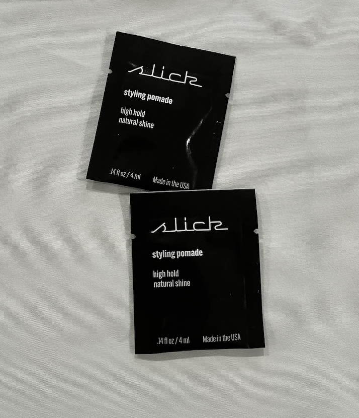 Slick water-based Pomade Packet .14oz