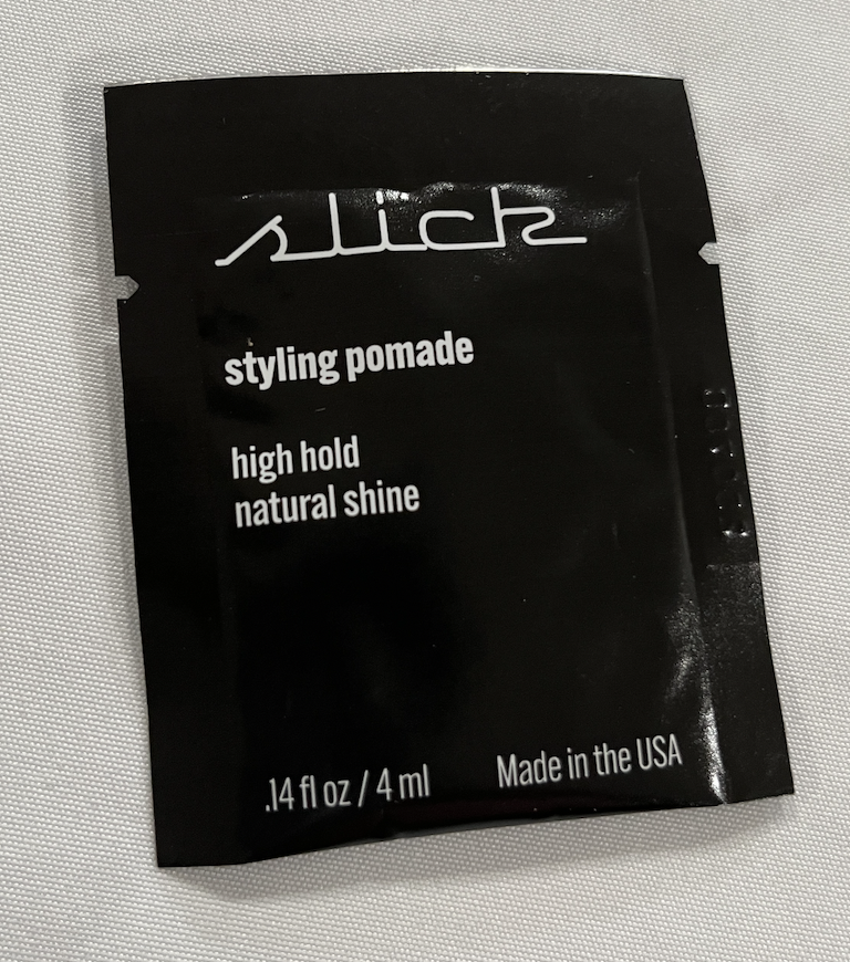 Slick water-based Pomade Packet .14oz