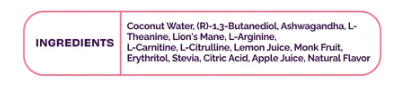 Holy! Water Health & Social Tonic Blackberry Lemonade