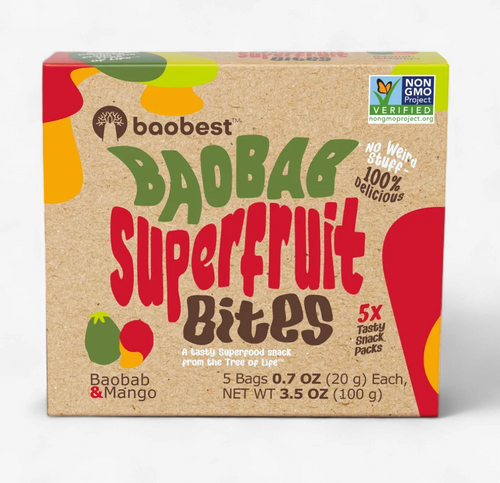 Baobab Superfruit Bites - Mango 3.5oz
