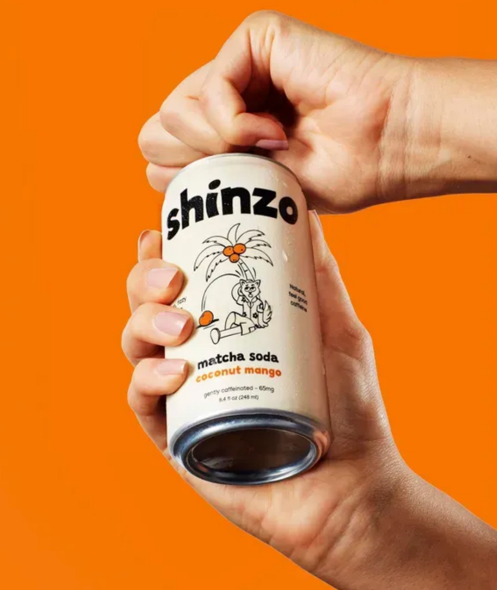 Shinzo Matcha - Coconut Mango Matcha Soda 8.4 fl. oz