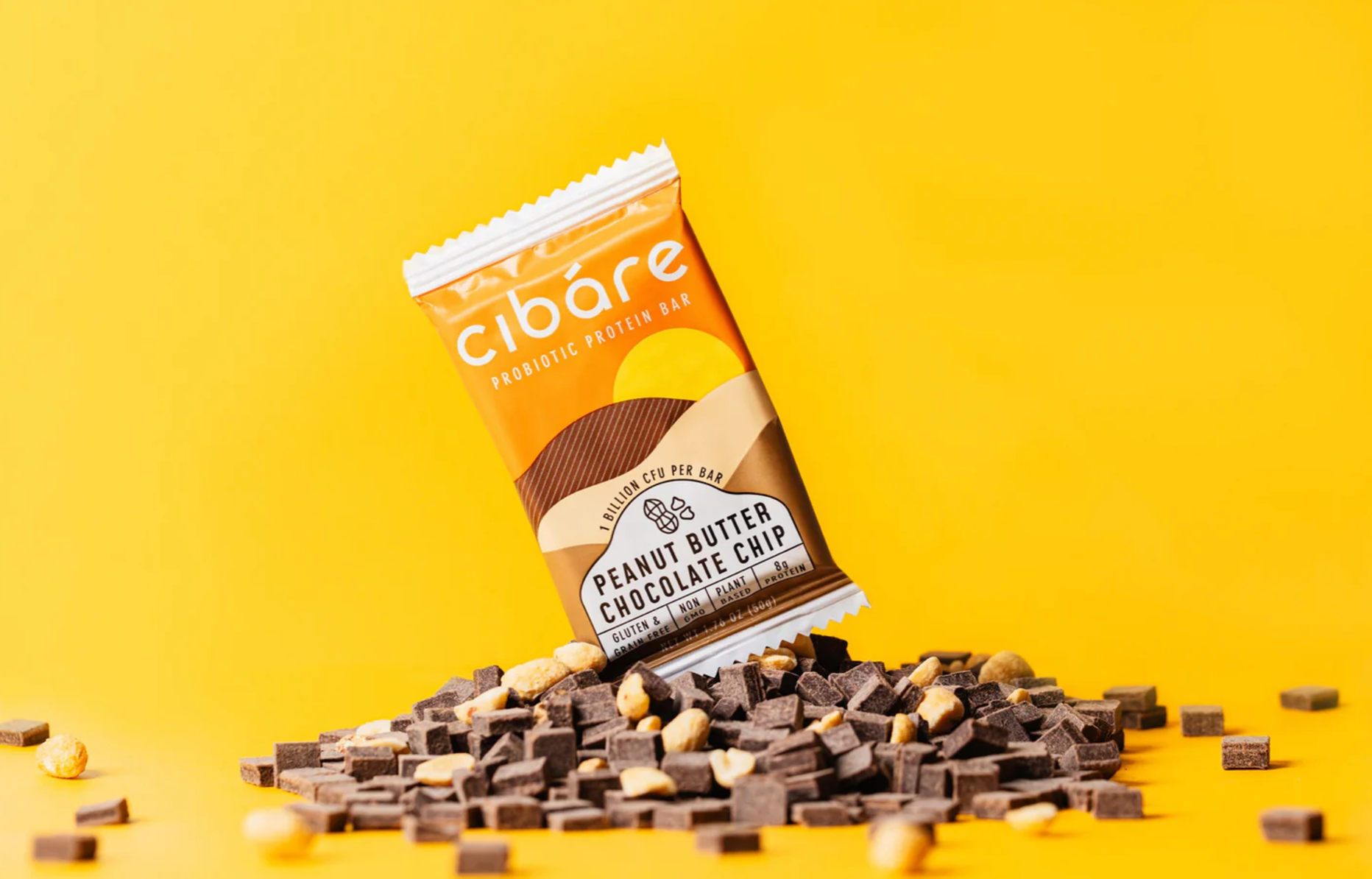 Cibare Foods - Peanut Butter Chocolate Chip Probiotic Protein Bar