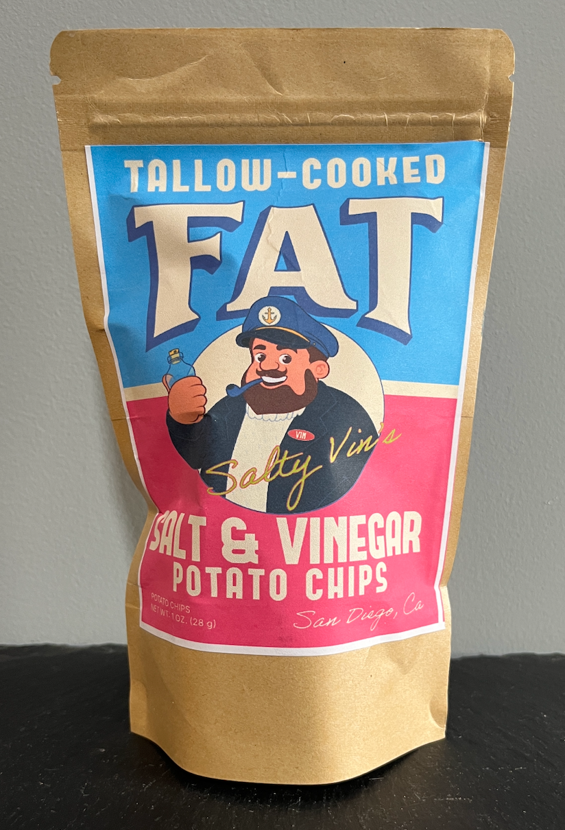 FAT Chips Salty Vin’s Salt & Vinegar 1oz