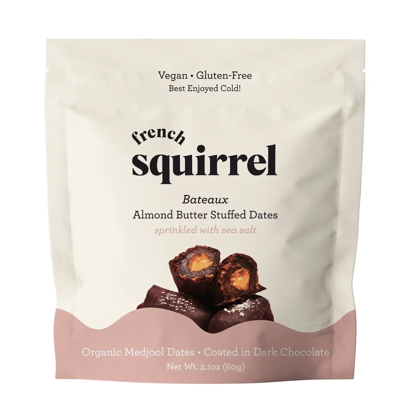 French Squirrel Bateaux Almond Butter Stuffed Dates