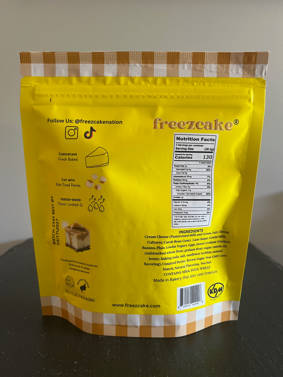 Freezcake Banana Foster Cheesecake 2oz