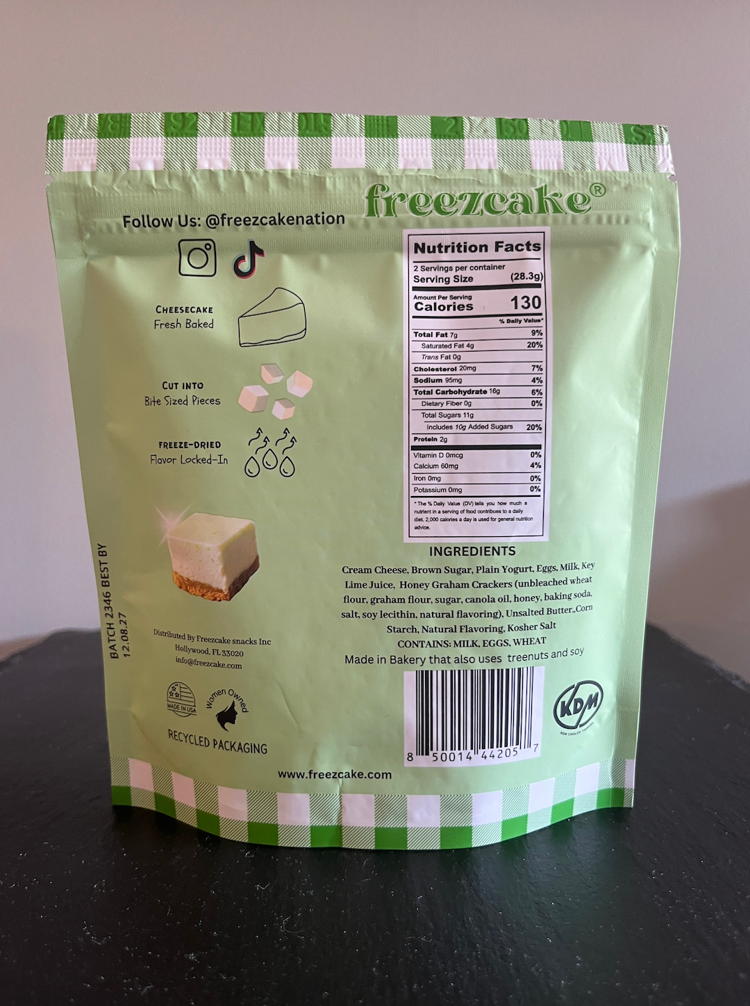 Freezcake - Freeze-dried Key Lime Cheesecake