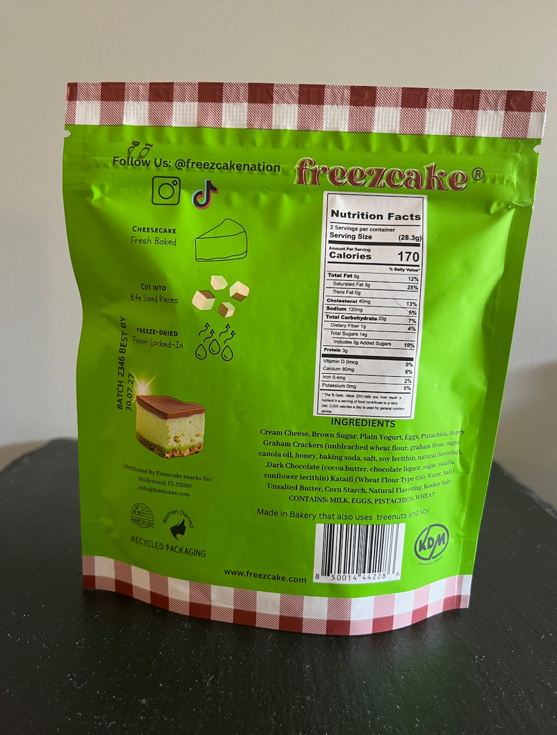 Dubai Chocolate Freezcake-Freeze-Dried Cheesecake Bites