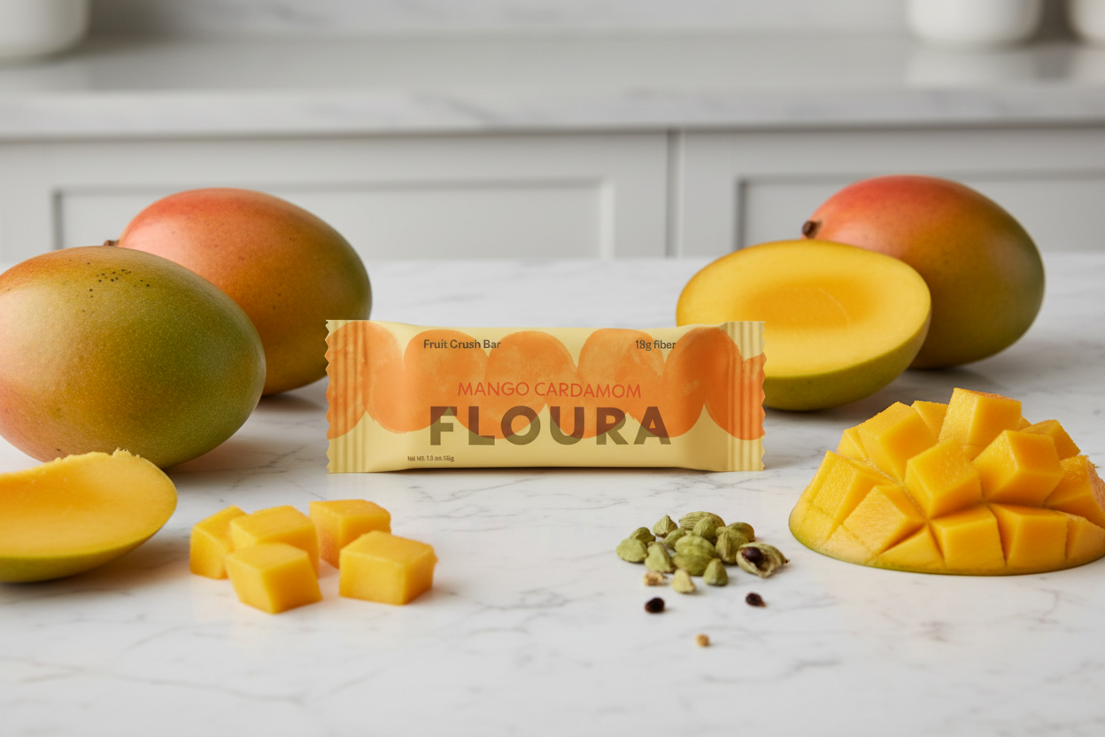 Floura - Mango Cardamom Fiber Snack Bar 1.8oz