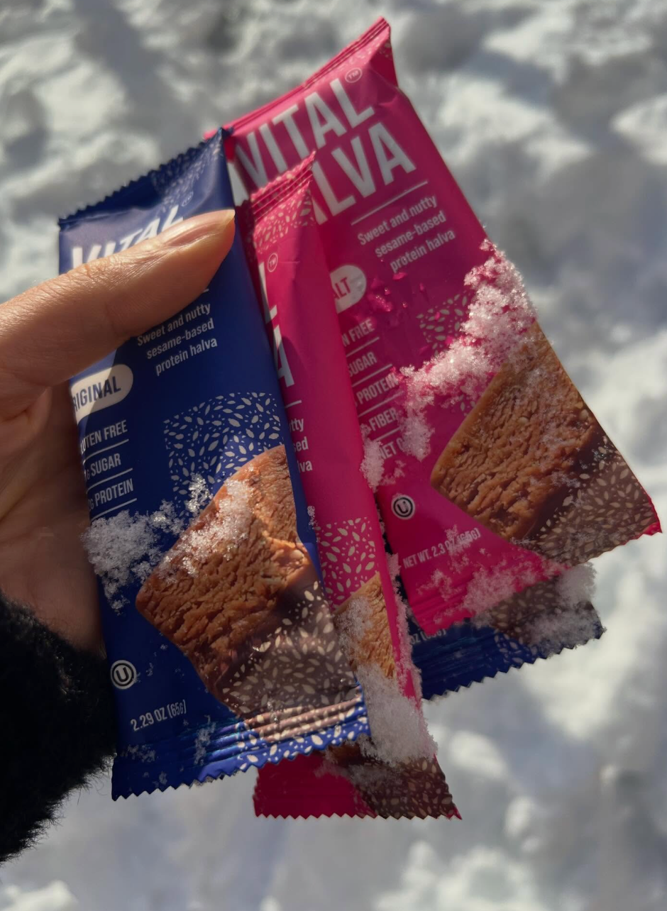 Vital Halva - Gut-Friendly Sesame Bar, Pink Salt, 1.4oz
