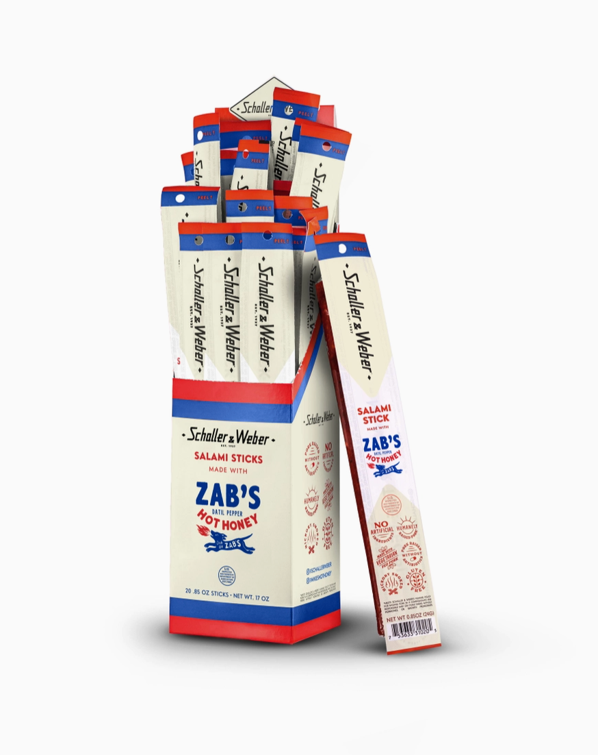 Schaller & Weber Salami Stick - Zab's Hot Honey 1oz