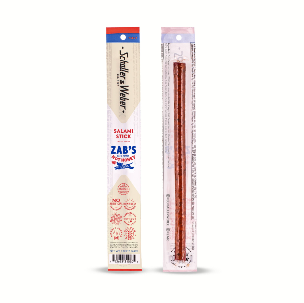 Schaller & Weber Salami Stick - Zab's Hot Honey 1oz