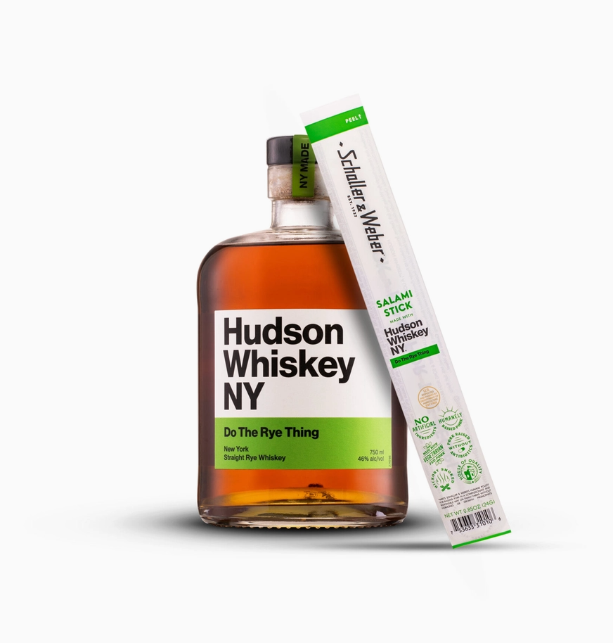 Schaller & Weber Salami Stick - Hudson Whiskey 1oz