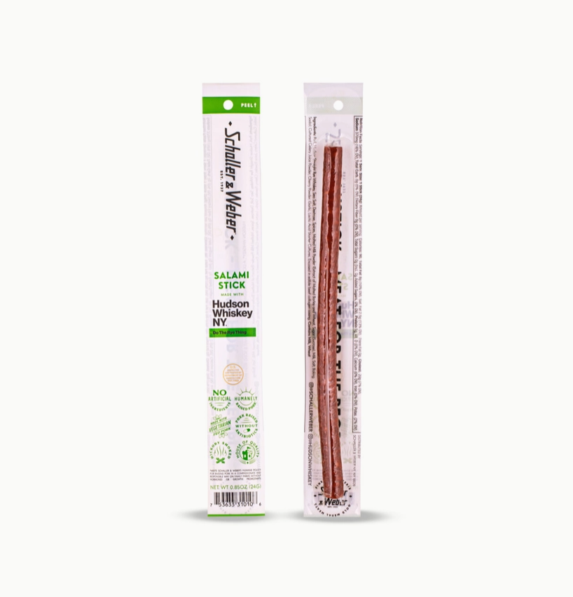 Schaller & Weber Salami Stick - Hudson Whiskey 1oz