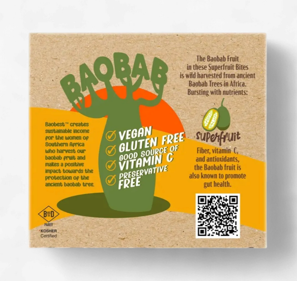 Baobab Superfruit Bites - Raspberry 3.5 oz