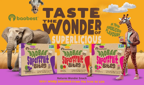 Baobab Superfruit Bites - Raspberry 3.5 oz
