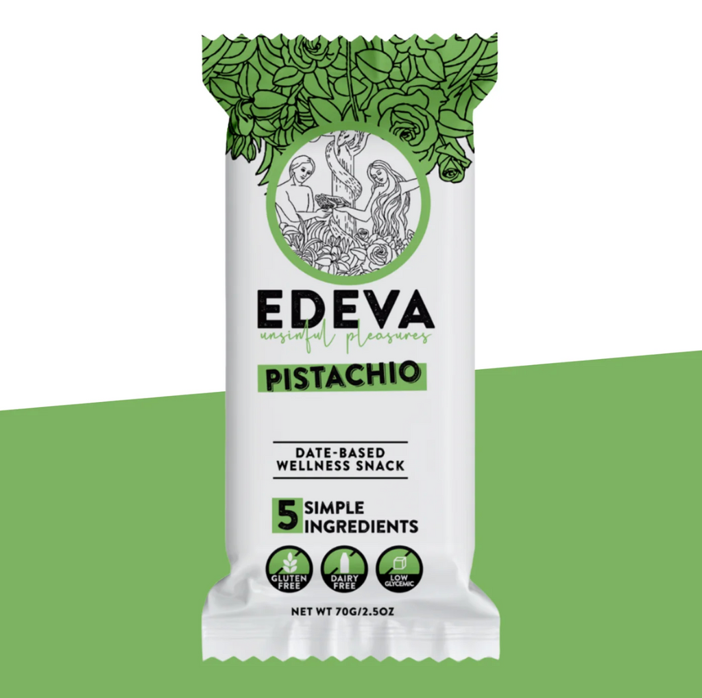 Edeva Snacks Date-Based Pistachio Snack Bar 2.5oz