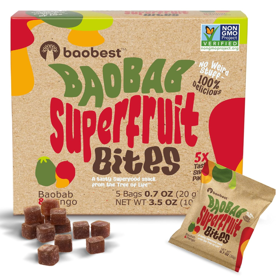 Baobab Superfruit Bites - Mango 3.5oz