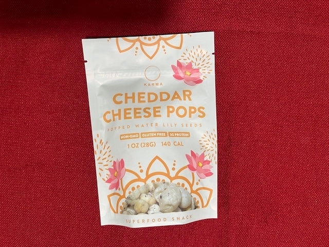 Karma Wellness Kitchen -  Popped Waterlily Seeds - White Cheddar