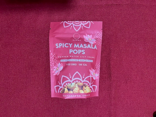 Karma Wellness Kitchen -  Popped Waterlily Seeds - Spicy Marsala